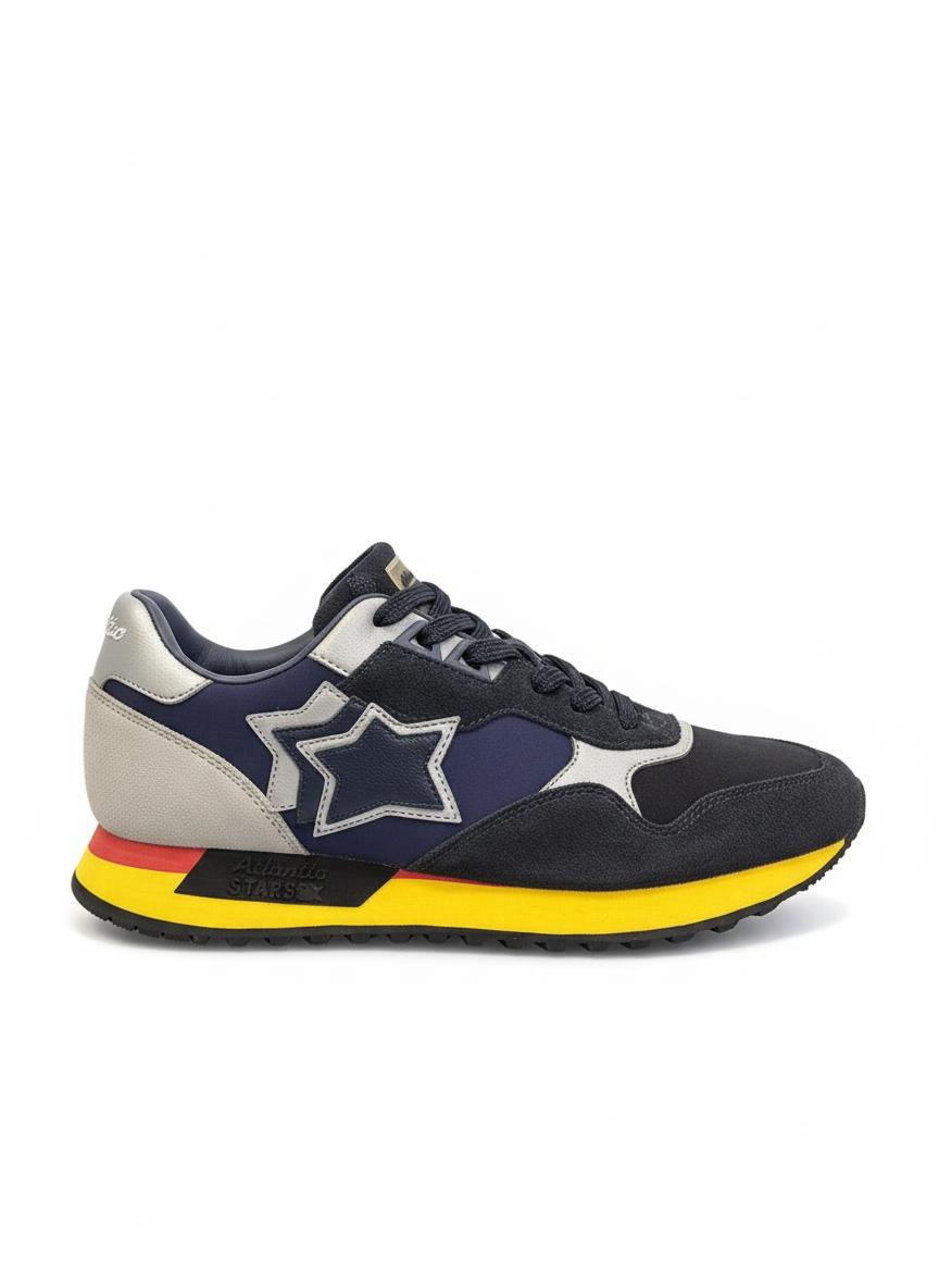 Atlantic Star in camoscio blu