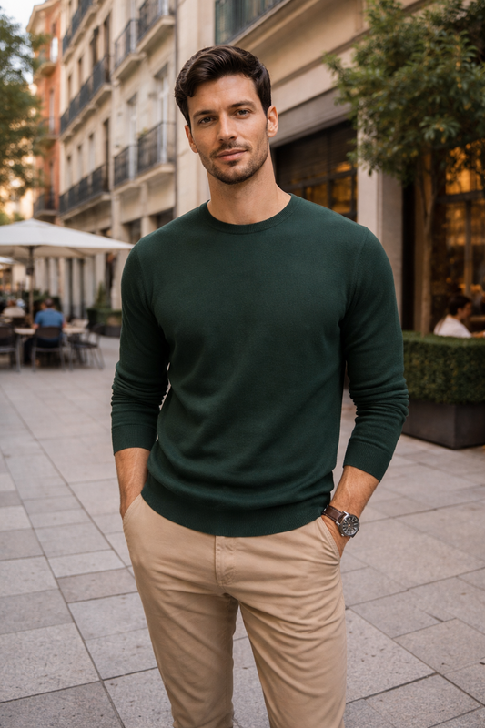 Maglioncino Giro Collo Impure Verde