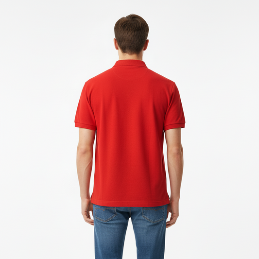 Polo Désirée Rossa - Vista Posteriore