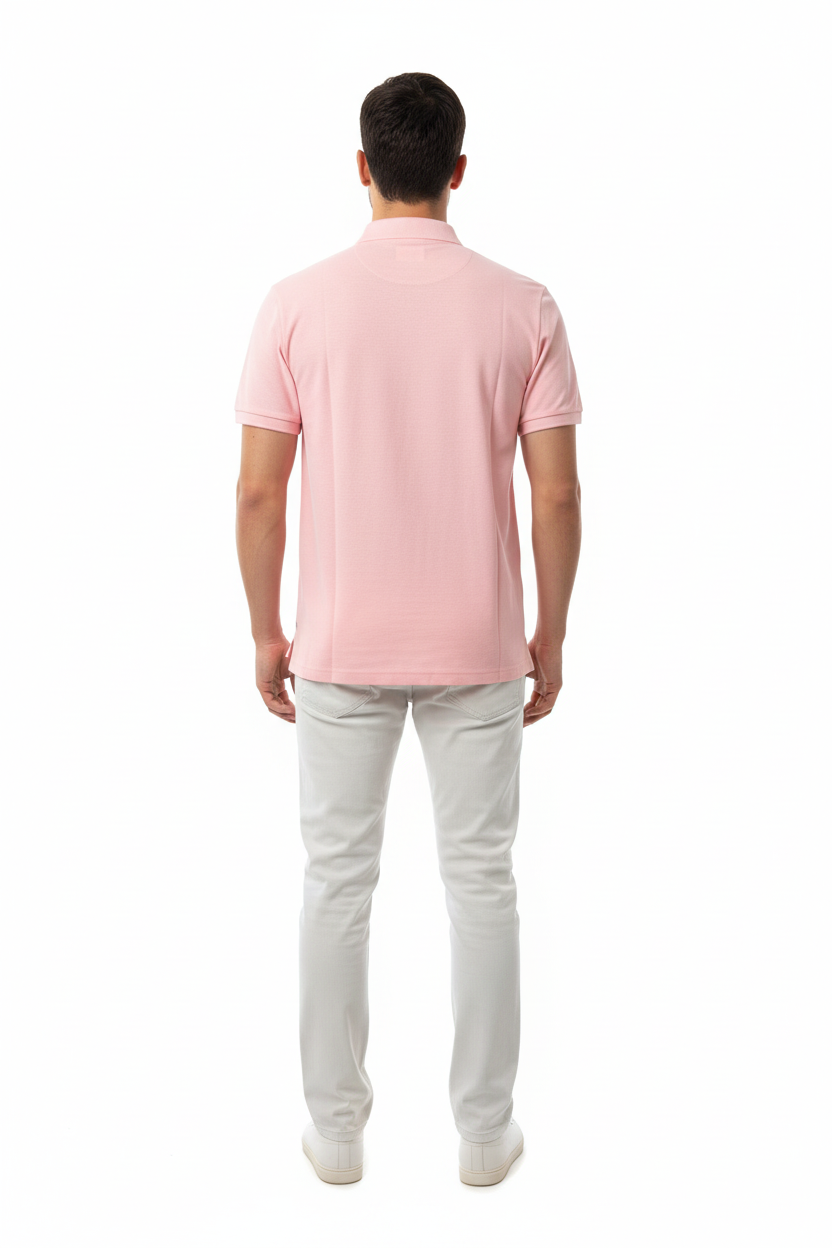 Polo Rosa Désirée - Retro con Modello
